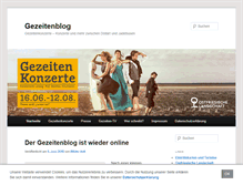 Tablet Screenshot of gezeitenblog.de